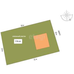 Дом 36м², 1-этажный, участок 6 сот.