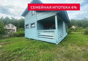 Дача 73м², 2-этажный, участок 6 сот.