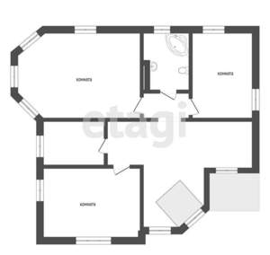 Дом 350м&sup2;, 3-этажный, участок 12 сот.  