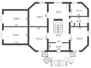 Дом 195м², 2-этажный, участок 15 сот.  