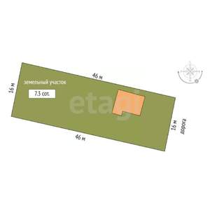 Дача 70м&sup2;, 2-этажный, участок 7 сот.  