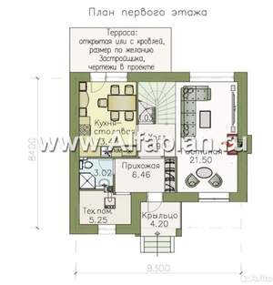 Дом 120м&sup2;, 2-этажный, участок 17 сот.  
