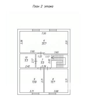 Дом 131м&sup2;, 2-этажный, участок 10 сот.  