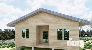 Дом 110м², 1-этажный, участок 8 сот.  