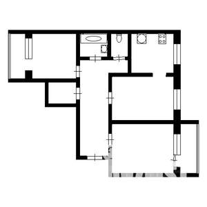 3-к квартира, на длительный срок, 66м2, 6/9 этаж