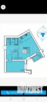 1-к квартира, вторичка, 59м2, 5/11 этаж