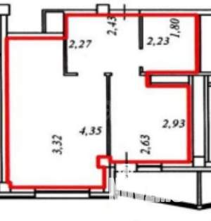 1-к квартира, вторичка, 35м2, 8/18 этаж