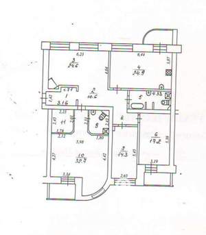 5-к квартира, вторичка, 151м2, 10/10 этаж