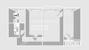 3-к квартира, вторичка, 57м2, 4/5 этаж
