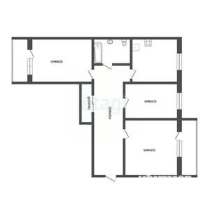 3-к квартира, вторичка, 67м2, 6/9 этаж