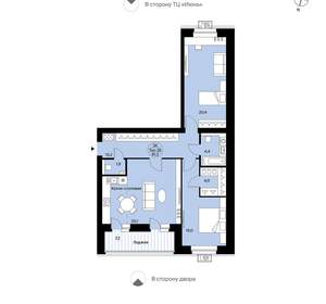 3-к квартира, вторичка, 91м2, 2/14 этаж