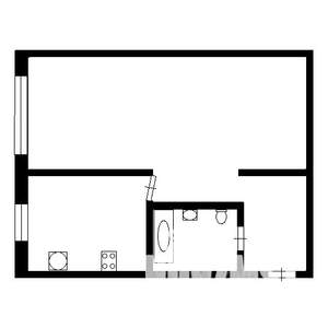 1-к квартира, вторичка, 36м2, 1/9 этаж