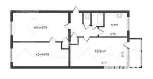 3-к квартира, вторичка, 65м2, 1/5 этаж