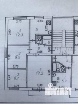 4-к квартира, вторичка, 61м2, 3/5 этаж