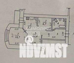 2-к квартира, вторичка, 52м2, 2/9 этаж