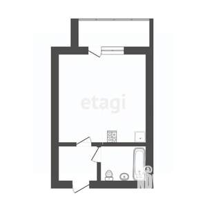 1-к квартира, вторичка, 34м2, 4/10 этаж