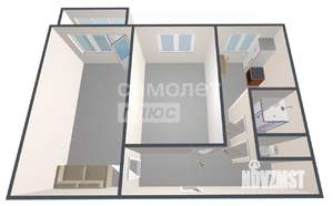 2-к квартира, вторичка, 45м2, 3/5 этаж