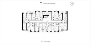 1-к квартира, вторичка, 45м2, 9/9 этаж