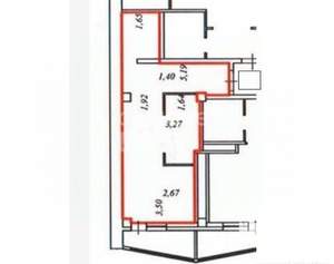 1-к квартира, вторичка, 32м2, 6/14 этаж