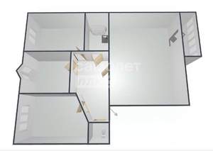 3-к квартира, вторичка, 119м2, 6/7 этаж