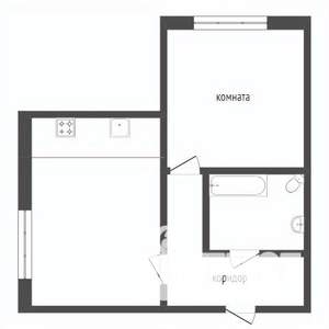 2-к квартира, вторичка, 55м2, 3/3 этаж