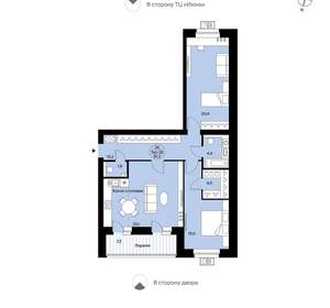 3-к квартира, вторичка, 91м2, 4/14 этаж