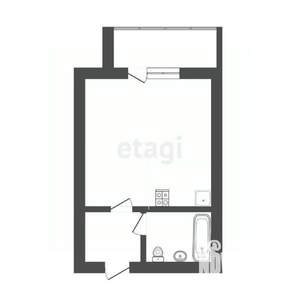1-к квартира, вторичка, 34м2, 4/10 этаж