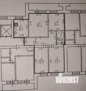 4-к квартира, вторичка, 75м2, 6/9 этаж