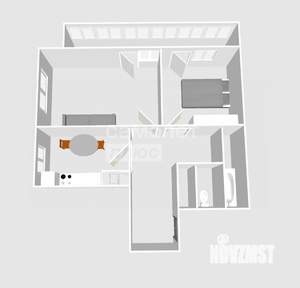 2-к квартира, вторичка, 50м2, 4/5 этаж