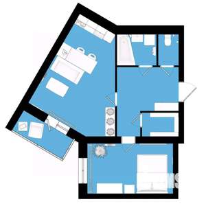 2-к квартира, вторичка, 57м2, 8/11 этаж