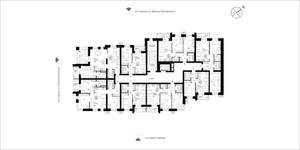 1-к квартира, вторичка, 45м2, 8/9 этаж