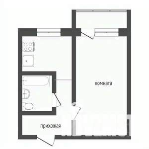 1-к квартира, вторичка, 31м2, 2/5 этаж