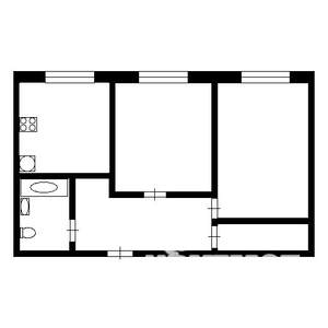 2-к квартира, вторичка, 52м2, 4/9 этаж
