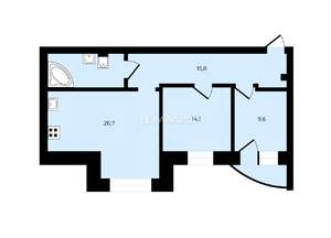 2-к квартира, вторичка, 73м2, 4/9 этаж